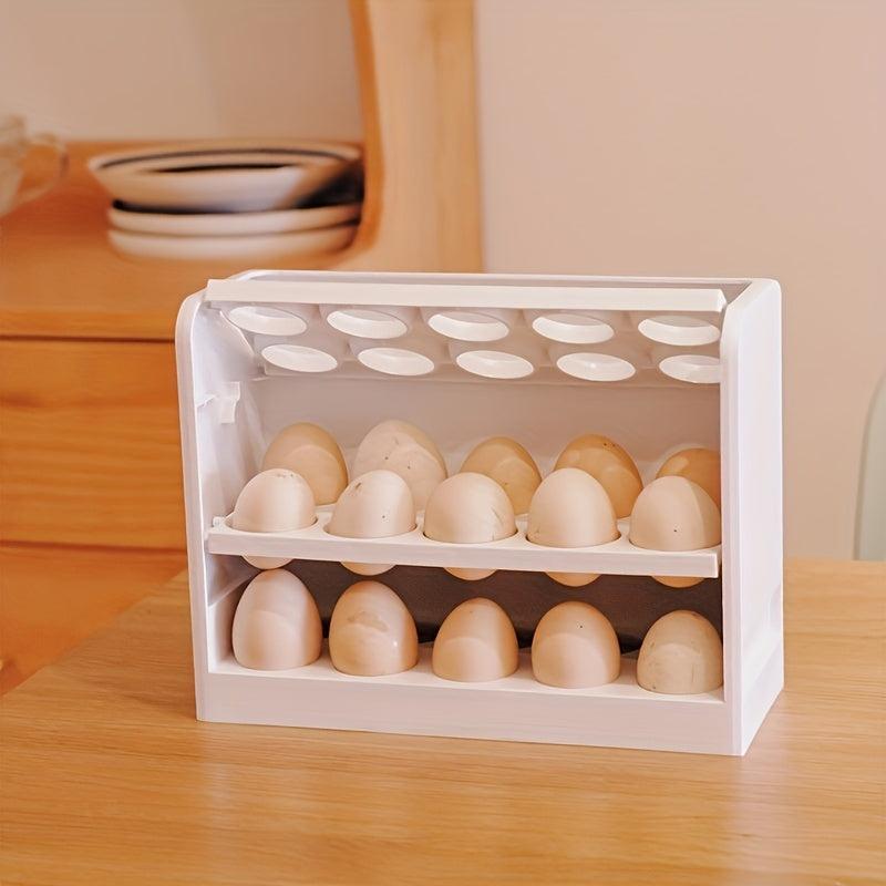 Refrigerator Egg Storage Box Anti-Fall Egg Tray Kitchen Accessory