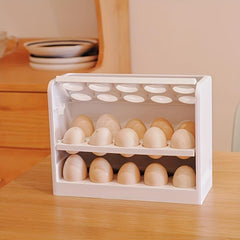 Refrigerator Egg Storage Box Anti-Fall Egg Tray Kitchen Accessory