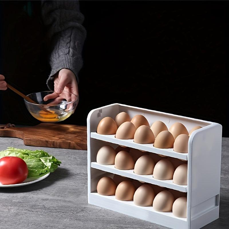 Refrigerator Egg Storage Box Anti-Fall Egg Tray Kitchen Accessory