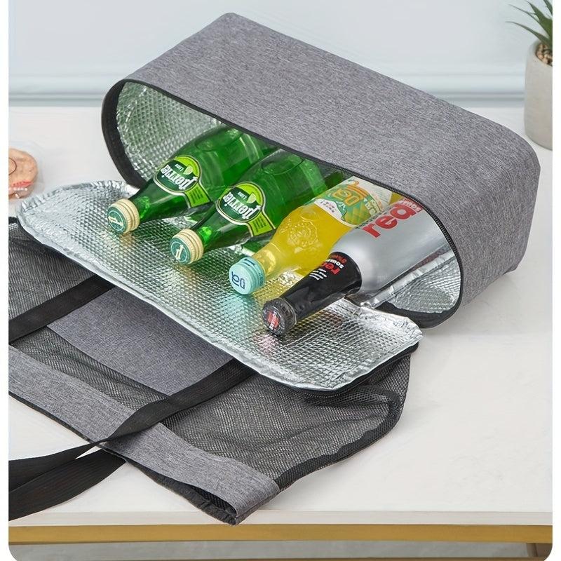 Portable Ice Pack Storage Bag Insulation Shopping Tote Household Storage