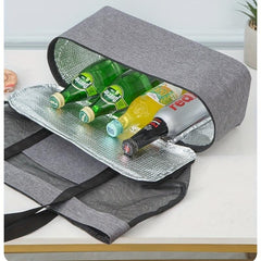 Portable Ice Pack Storage Bag Insulation Shopping Tote Household Storage