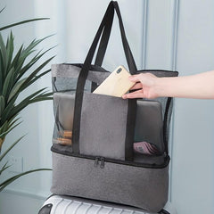 Portable Ice Pack Storage Bag Insulation Shopping Tote Household Storage