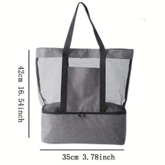 Portable Ice Pack Storage Bag Insulation Shopping Tote Household Storage