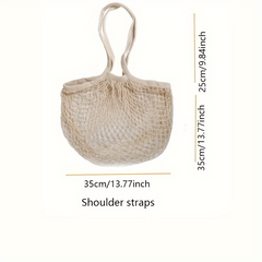 Organic Cotton Mesh Bag for Produce Storage