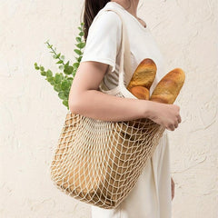 Organic Cotton Mesh Bag for Produce Storage