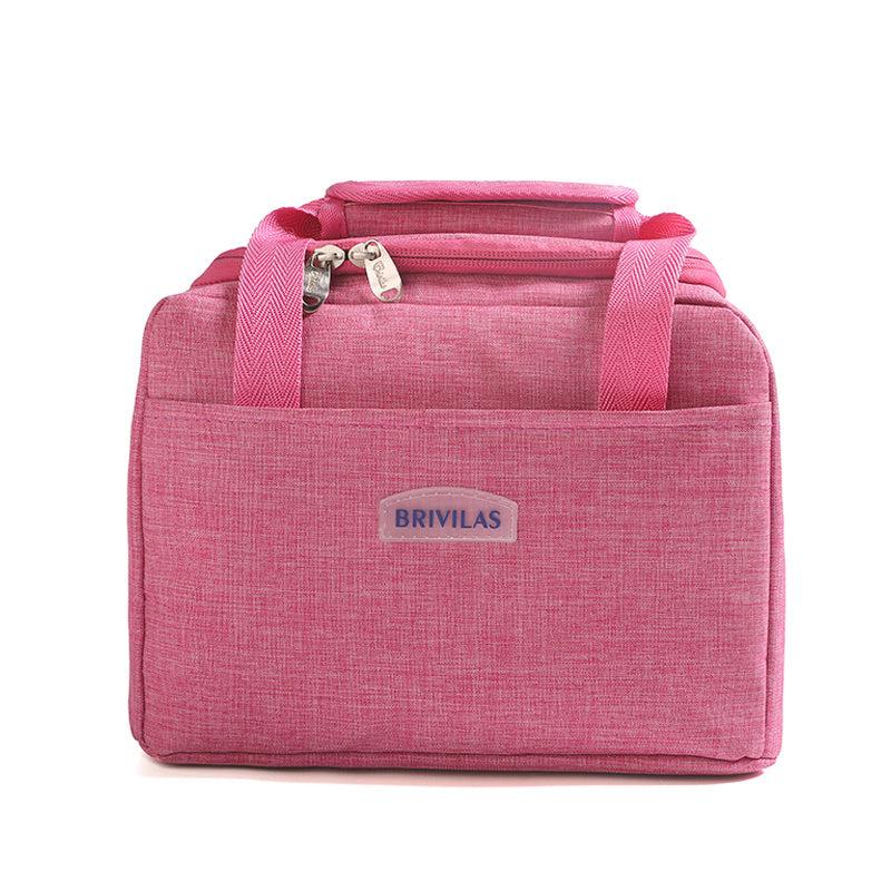 Insulated Lunch Box Bag Large Capacity Oxford Cloth Keep Food Fresh