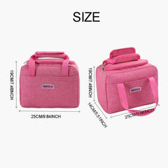 Insulated Lunch Box Bag Large Capacity Oxford Cloth Keep Food Fresh