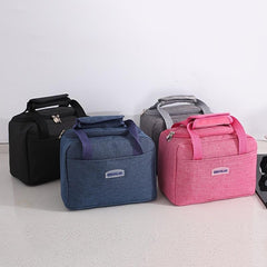 Insulated Lunch Box Bag Large Capacity Oxford Cloth Keep Food Fresh