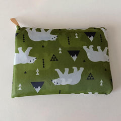 2pcs Animal Printed Folding Bags Portable Eco-friendly Shopping Bags