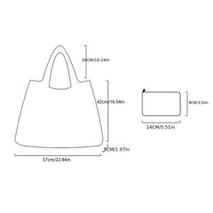 2pcs Animal Printed Folding Bags Portable Eco-friendly Shopping Bags