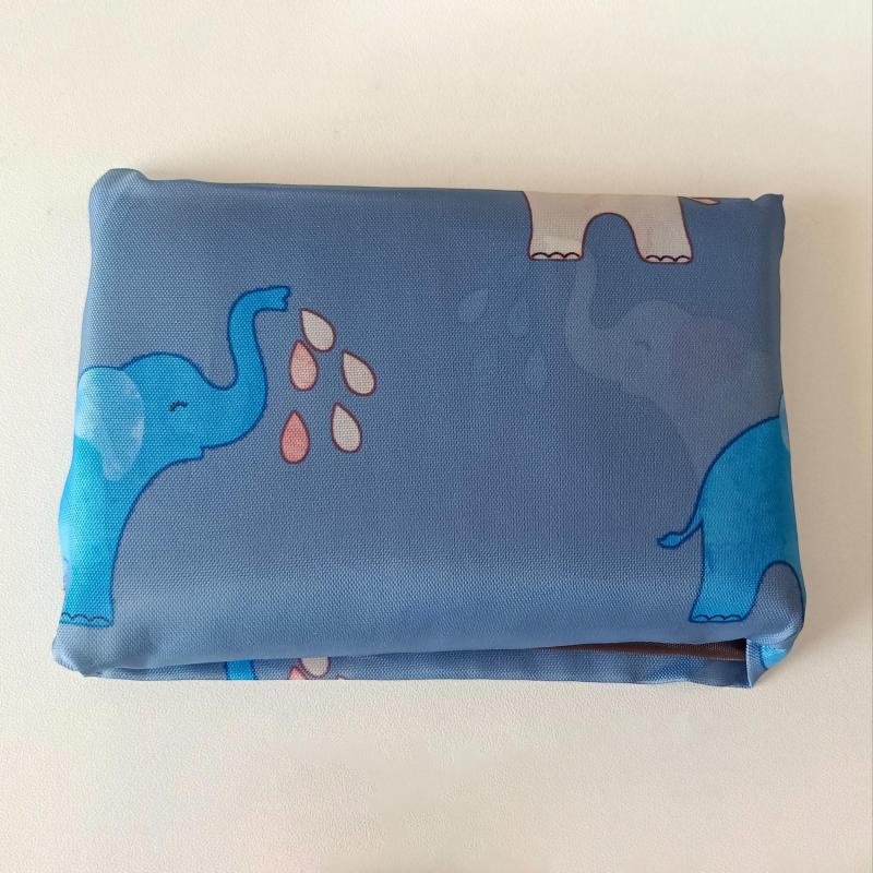 2pcs Animal Printed Folding Bags Portable Eco-friendly Shopping Bags
