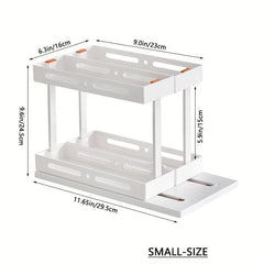 3D Rotating Pull Out Organizer Kitchen Storage Rack