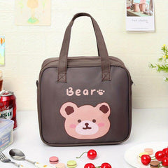 Cartoon Pattern Bento Bag Lunch Box Bag for Teenagers & Workers
