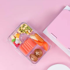 Caperci Dinosaur Bento Lunch Box Leakproof 6 Compartment Lunch Container