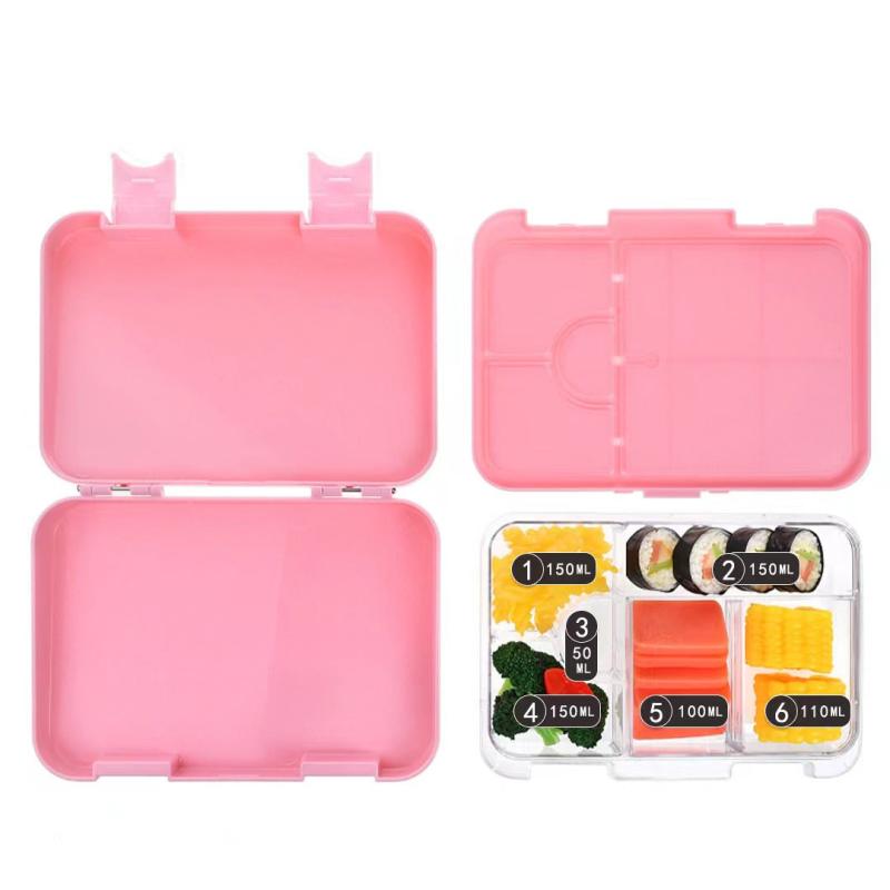 Caperci Dinosaur Bento Lunch Box Leakproof 6 Compartment Lunch Container