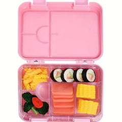 Caperci Dinosaur Bento Lunch Box Leakproof 6 Compartment Lunch Container