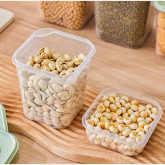 17pcs Plastic Food Container Set Crisper Box Durable Fruit Storage For Kitchen