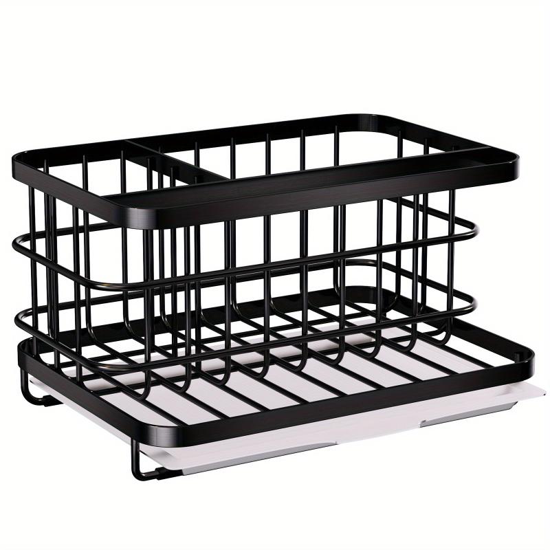 Stainless Steel Sponge Drain Rack Kitchen Sink Storage Organizer