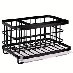 Stainless Steel Sponge Drain Rack Kitchen Sink Storage Organizer