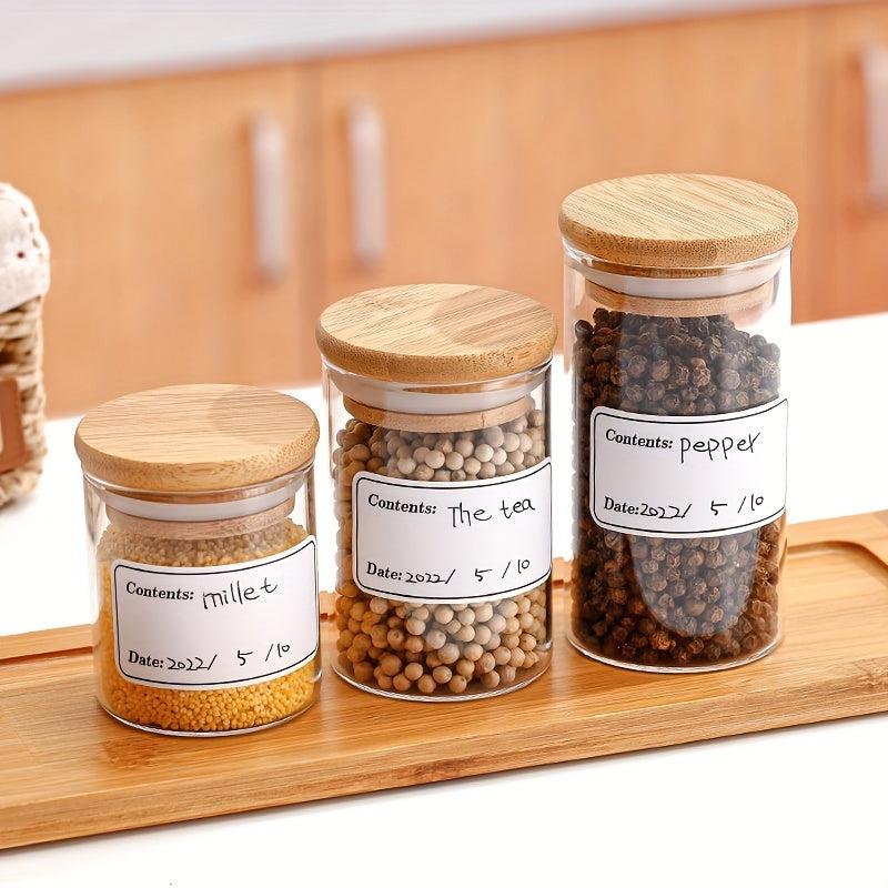 100pcs Removable Self-adhesive Labels For Handwritten Dates