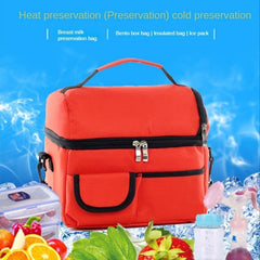 Insulated Lunch Bag Double Layer Waterproof Leakproof Cooler