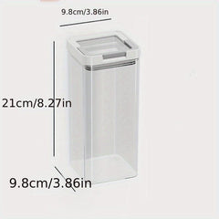 Airtight PET Food Storage Containers Sealed Fresh Box Cereal Rice Pasta Nuts