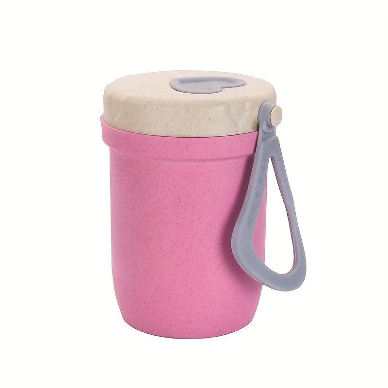 Insulated Lunch Box with Wheat Straw Bento Box