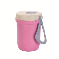 Insulated Lunch Box with Wheat Straw Bento Box
