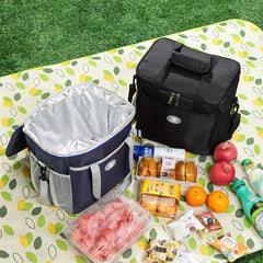 Large Insulated Bento Bag for Elementary School Lunch Box