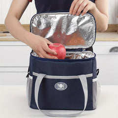 Large Insulated Bento Bag for Elementary School Lunch Box