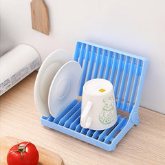 Functional Draining Bowl and Dish Rack Large Capacity Storage Shelf