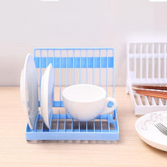 Functional Draining Bowl and Dish Rack Large Capacity Storage Shelf