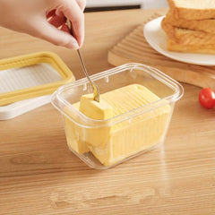 Butter Fresh Keeping Box With Lid Sealed Storage Cheese Slicer