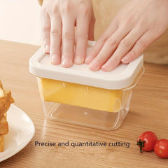 Butter Fresh Keeping Box With Lid Sealed Storage Cheese Slicer