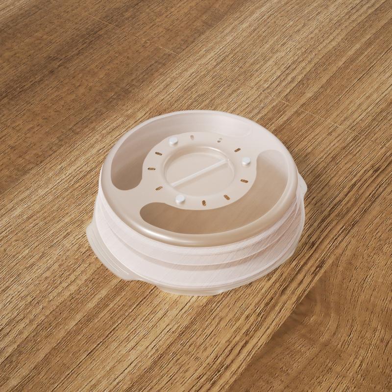 Foldable Microwave Oven Lid Fresh-Keeping Cover PP TPR Material