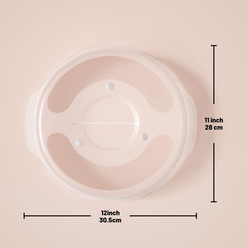 Foldable Microwave Oven Lid Fresh-Keeping Cover PP TPR Material