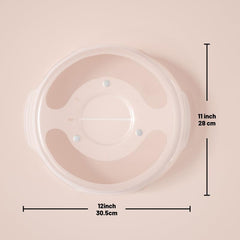 Foldable Microwave Oven Lid Fresh-Keeping Cover PP TPR Material