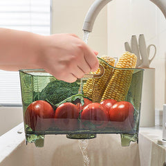 Plastic Vegetable Washing Basin & Fruit Basket