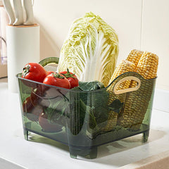 Plastic Vegetable Washing Basin & Fruit Basket