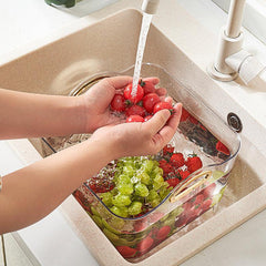 Plastic Vegetable Washing Basin & Fruit Basket