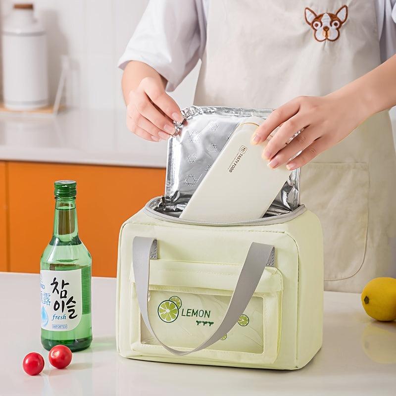 Japanese Style Bento Bag Insulated Lunch Box Outdoor Picnic Waterproof Hand Wash