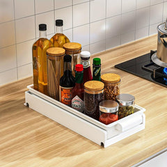 Zendar Under Sink Organizer 2 Tier Sliding Basket Rack