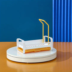 Sink Drain Storage Rack Dishwashing Sponge Brush Towel Scrubber Holder