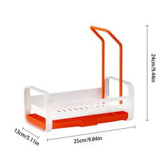 Sink Drain Storage Rack Dishwashing Sponge Brush Towel Scrubber Holder