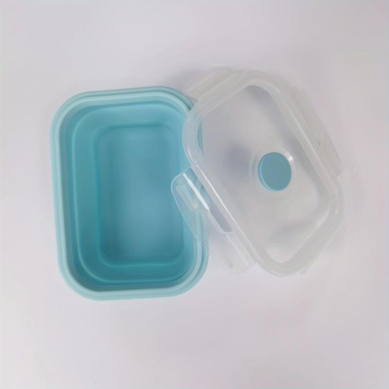 Silicone Lunch Box with Lid for Travel and Fresh Food Storage