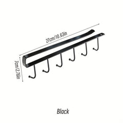 Kitchen Wrought Iron Nail Hooks Cabinet Storage Racks 2lbs MAX