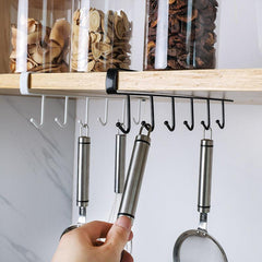 Kitchen Wrought Iron Nail Hooks Cabinet Storage Racks 2lbs MAX