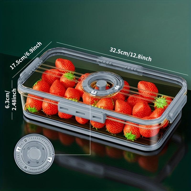 Dumplings Organizer Food Storage Container with Timing Top