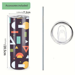 4pcs 20oz Sublimation Tumblers DIY Water Cups Insulated Bottle