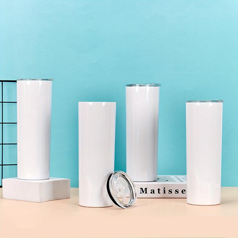 4pcs 20oz Sublimation Tumblers DIY Water Cups Insulated Bottle